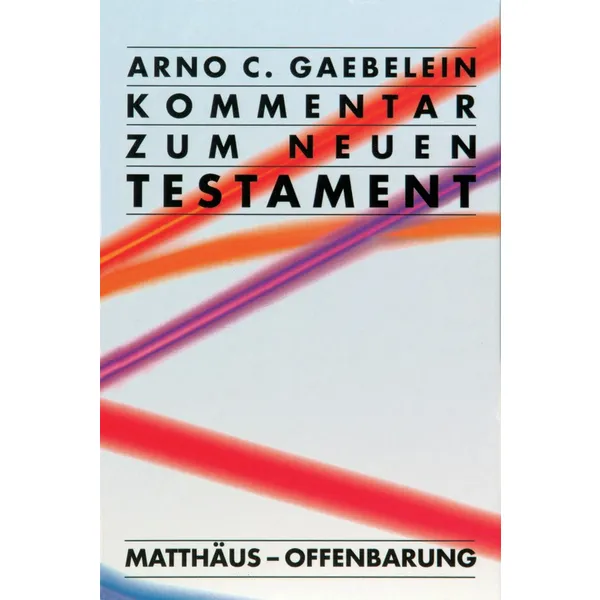 Produktbild des Artikels Kommentar zum NT, Band 3 (Buch - Gebunden)