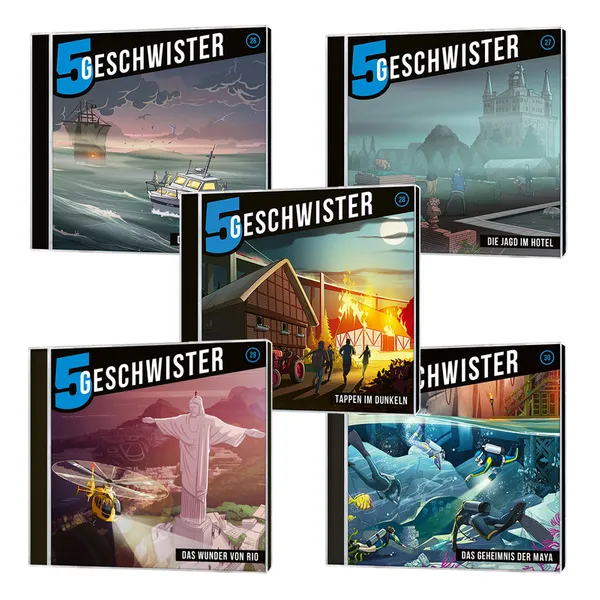 Produktbild des Artikels 5 Geschwister CD-Set 6 (Hörbuch/Hörspiel - CD)