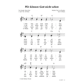 Produktbild des Artikels Wir können Gott nicht sehen (Noten - Download)