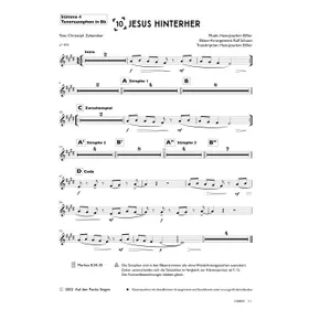 Produktbild des Artikels Jesus hinterher (Tenorsaxophon in Bb) (Noten - Download)