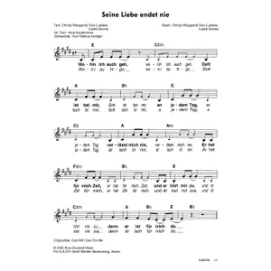 Produktbild des Artikels Seine Liebe endet nie (Noten - Download)