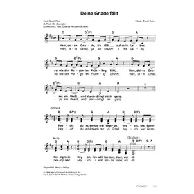Produktbild des Artikels Deine Gnade fällt (Noten - Download)