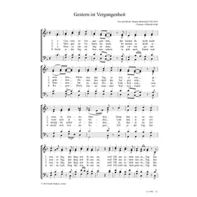 Produktbild des Artikels Gestern ist Vergangenheit (Noten - Download)