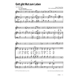 Produktbild des Artikels Gott gibt Mut zum Leben (Noten - Download)