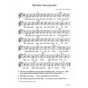 Produktbild des Artikels Wie kann man jung sein (Noten - Download)