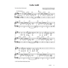 Produktbild des Artikels Lebe wohl (Noten - Download)