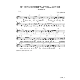 Produktbild des Artikels Ein Mensch sieht, was vor Augen ist (Noten - Download)