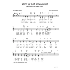 Produktbild des Artikels Wenn wir auch schwach sind (Noten - Download)