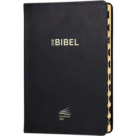 Produktbild des Artikels Schlachter 2000 - Standardausgabe, Kalbsleder,Griffregister,Goldschnitt (Bibel - Leder)
