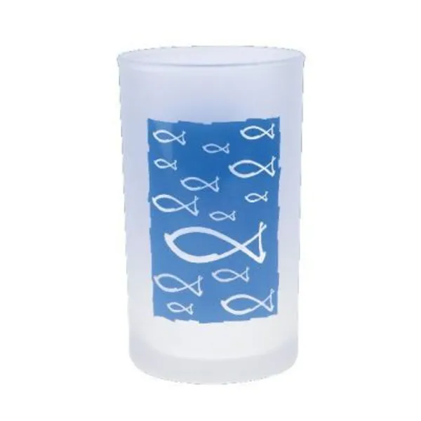 Produktbild des Artikels Trinkglas "Fisch blau" ()