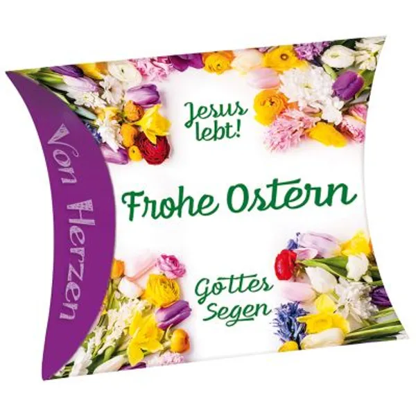 Produktbild des Artikels Schafmilchseife Herz "Jesus lebt-Frohe Ostern" (Kosmetik)