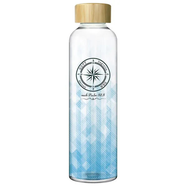 Produktbild des Artikels Glasflasche: "Gott begleite deinen Weg" ()