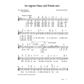 Produktbild des Artikels Im eignen Haus soll Friede sein (Noten - Download)