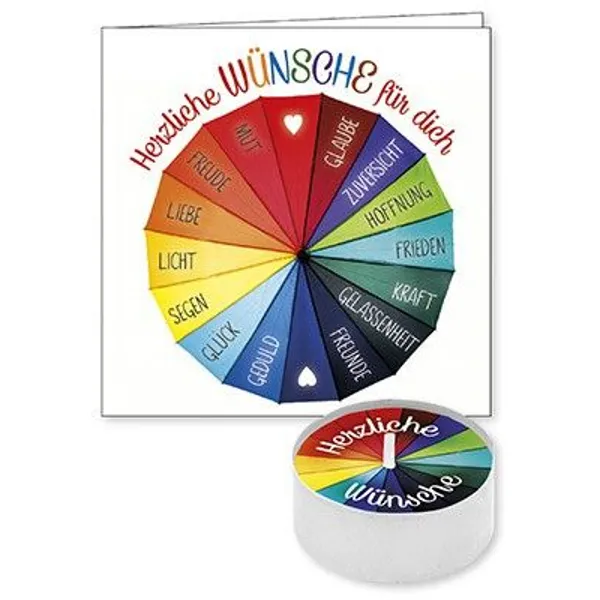 Produktbild des Artikels Lichtgruß "Herzliche Wünsche für dich" ()