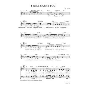Produktbild des Artikels I Will Carry You (Noten - Download)