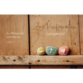 Produktbild des Artikels Faltkarte "Zur Konfirmation" (Schreibwaren)