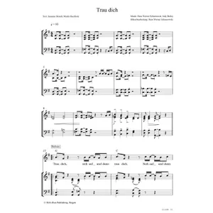 Produktbild des Artikels Trau dich (Noten - Download)