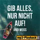 Vergiss nicht deine Flügel (Playback ohne Backings)