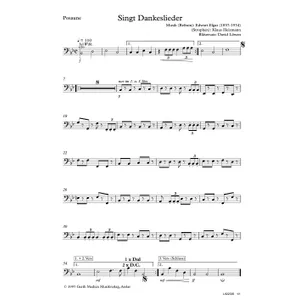Produktbild des Artikels Singt Dankeslieder (Posaune) (Noten - Download)