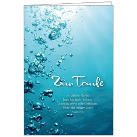 Produktbild des Artikels Faltkarte: Zur Taufe (Schreibwaren)