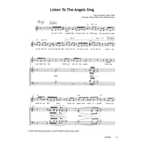 Produktbild des Artikels Listen To The Angels Sing (Noten - Download)