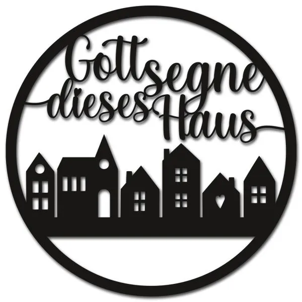 Produktbild des Artikels Wandbild "Häuser" ()