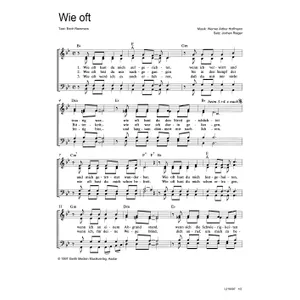 Produktbild des Artikels Wie oft (Noten - Download)