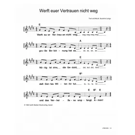 Produktbild des Artikels Werft euer Vertrauen nicht weg (Noten - Download)