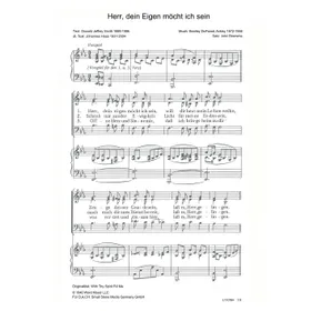 Produktbild des Artikels Herr, dein Eigen möcht ich sein (Noten - Download)