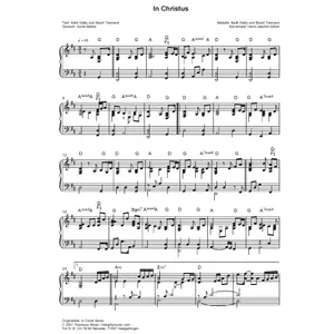 Produktbild des Artikels In Christus (Noten - Download)