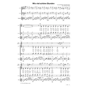 Produktbild des Artikels Wie viel schöne Stunden (Noten - Download)