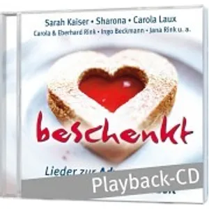 Produktbild des Artikels Beschenkt - Lieder zur Advents- und Weihnachtszeit (Playback ohne Backings) (MP3-Album - Download)