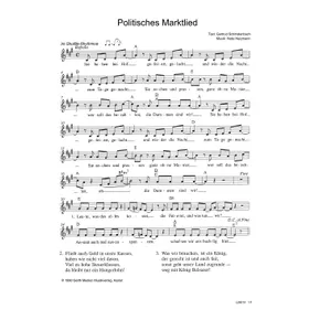 Produktbild des Artikels Politisches Marktlied (Noten - Download)