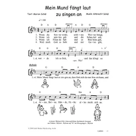 Produktbild des Artikels Mein Mund fängt laut zu singen an (Noten - Download)