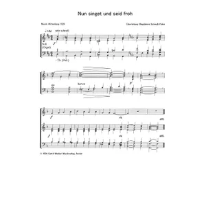 Produktbild des Artikels Nun singet und seid froh (Noten - Download)