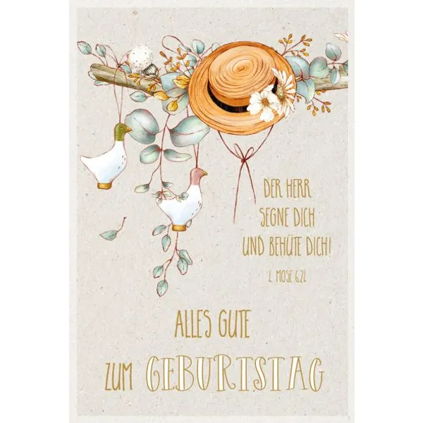 Produktbild des Artikels Faltkarte "Alles Gute zum Geburtstag" (Schreibwaren)