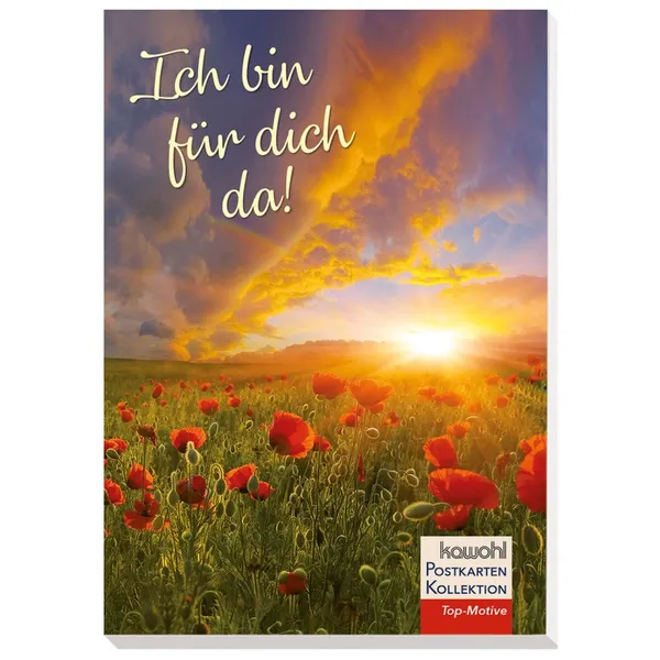Produktbild des Artikels Postkartenbuch: Ich bin für dich da! (Schreibwaren)