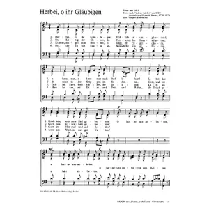 Produktbild des Artikels Herbei o ihr Gläubigen (Noten - Download)