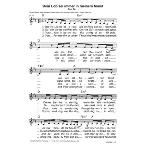 Produktbild des Artikels Dein Lob sei immer in meinem Mund (Noten - Download)