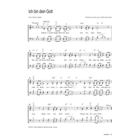 Produktbild des Artikels Ich bin dein Gott (Noten - Download)