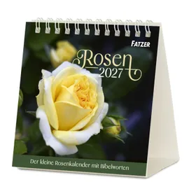 Produktbild des Artikels Rosen 2027 - Tischkalender (Kalender - Spiralbindung)