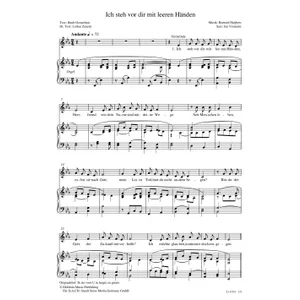 Produktbild des Artikels Ich steh vor dir mit leeren Händen (Noten - Download)