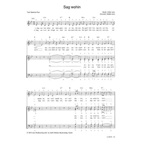 Produktbild des Artikels Sag wohin (Noten - Download)