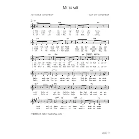 Produktbild des Artikels Mir ist kalt (Noten - Download)