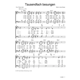 Produktbild des Artikels Tausendfach besungen (Noten - Download)