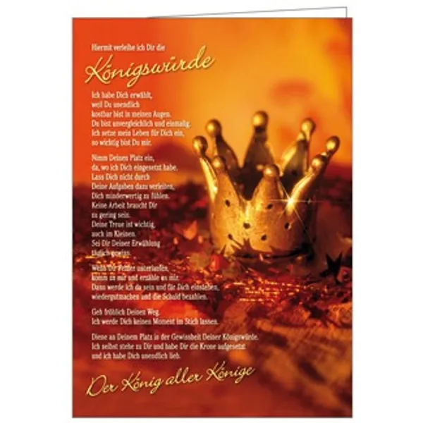 Produktbild des Artikels Faltkarte: Hiermit verleihe ich dir - Neutral (Schreibwaren)