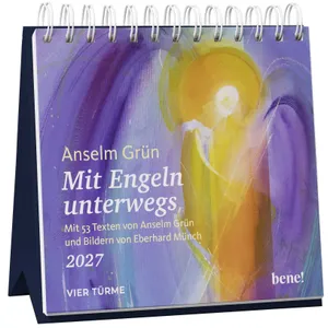 Produktbild des Artikels Mit Engeln unterwegs 2027 - Aufstellkalender (Kalender - Spiralbindung)