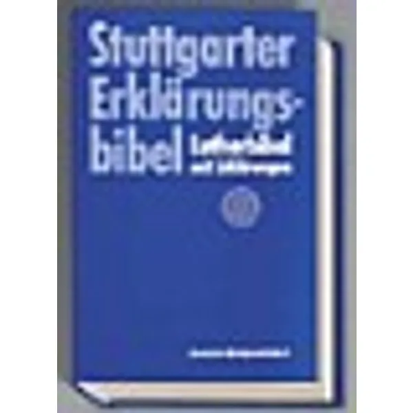 Produktbild des Artikels Stuttgarter Erklärungsbibel - Handausgabe (Bibel - Leinen)