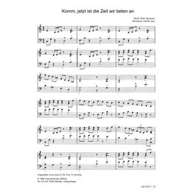 Produktbild des Artikels Komm, jetzt ist die Zeit wir beten an (Noten - Download)