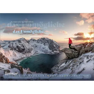 Produktbild des Artikels Abenteuer - Unterwegs mit Gott 2026 - Wandkalender (Kalender - Spiralbindung)